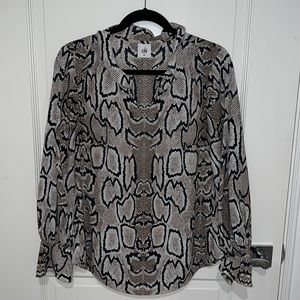 Cabi serpentine snake blouse